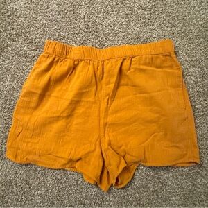 Mustard Yellow Universal Thread Shorts- Medium